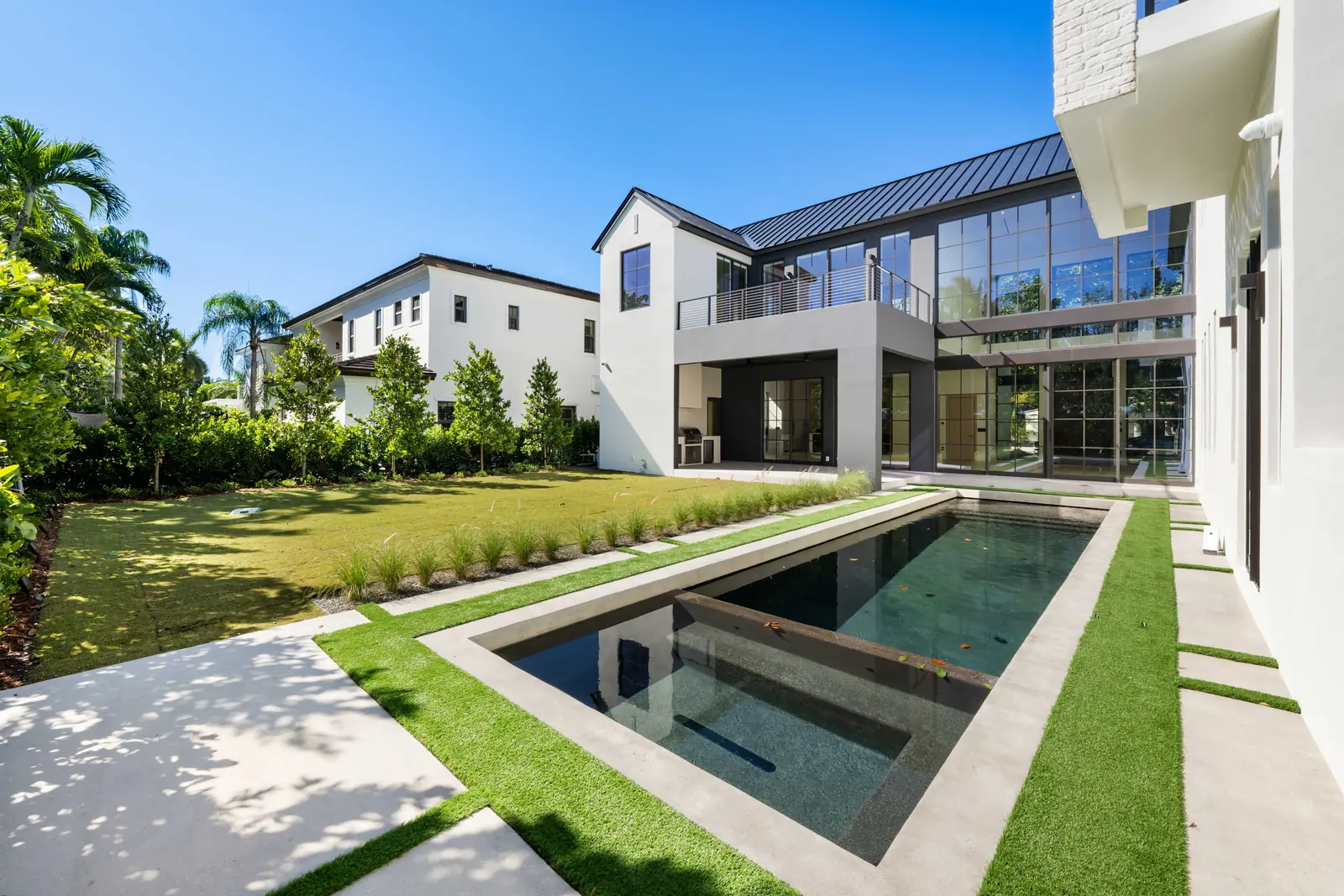7401 SW 54th Avenue pool and rear facade